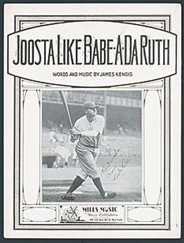 1928 Joosta-Like Babe-a-da Ruth